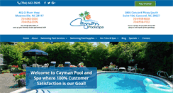Desktop Screenshot of caymanpoolspa.com